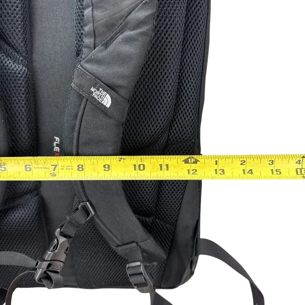 The North Face Jester Backpack Black Light Blue FlexVent Laptop Travel Bag 27L